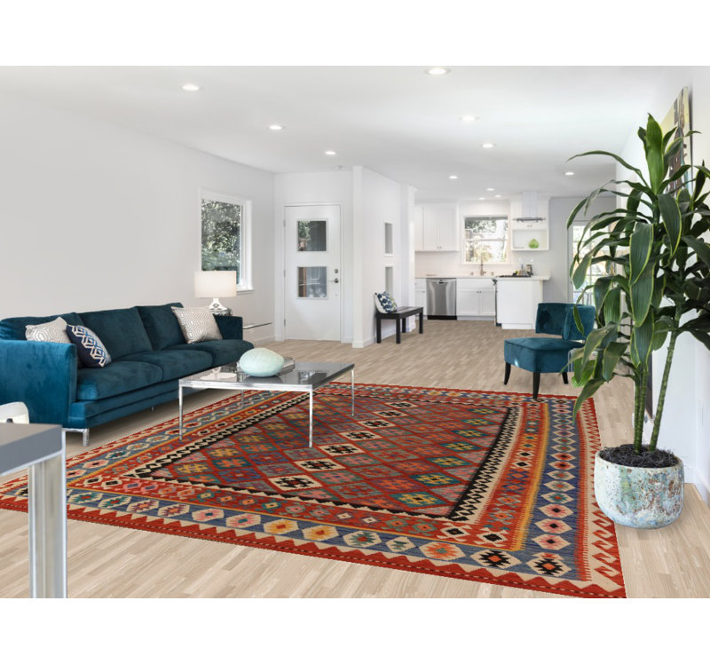 Tapis style sud-ouest kilim 8 x 10