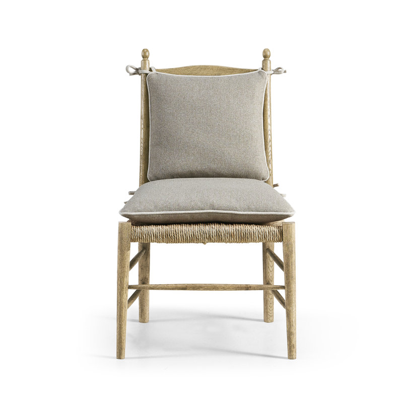 Doppler Upholstered Dining Chair, Stripped Brown Chestnut