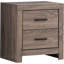 Table de chevet 2 tiroirs Oak-1364243845