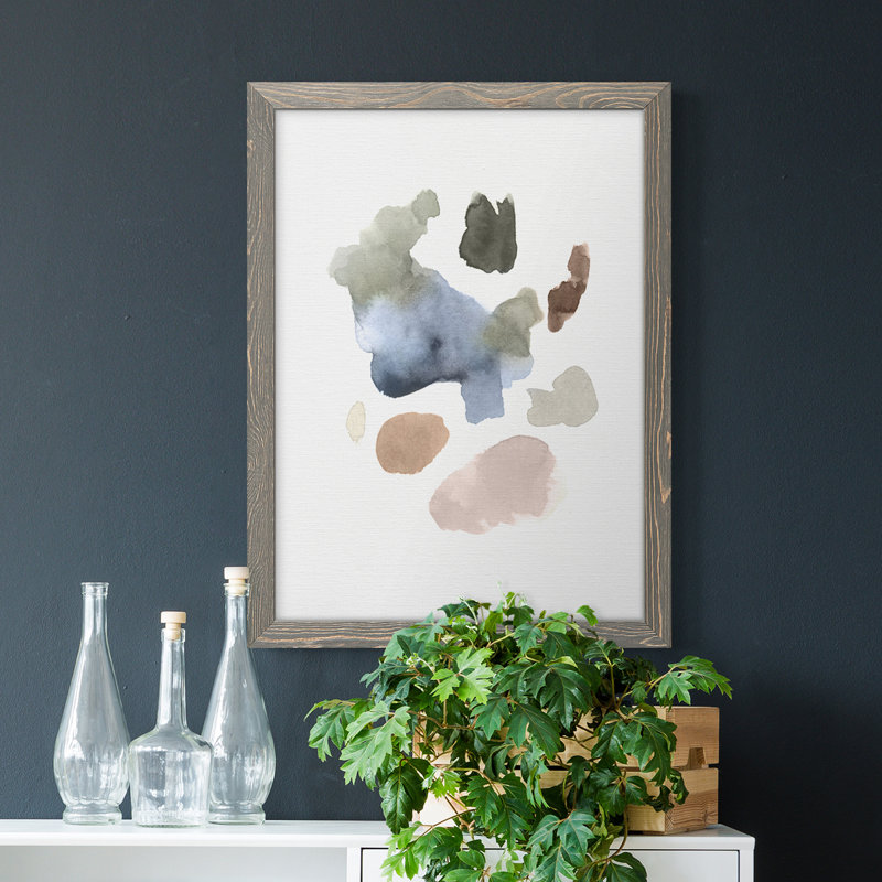 " Fresh Start I " Painting Print, Gray, 38" H x 28" W x 1" D