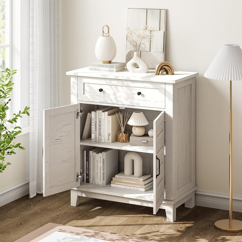 80cm Sideboard, White