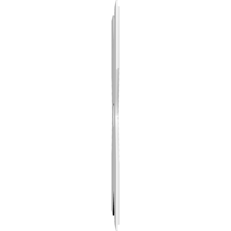 36"OD x 7"ID x 12 1/2"C x 1"P Titus Architectural Grade PVC Contemporary Ceiling Medallion, 36" H x 36" W x 1" D