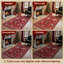 Tapis rouge lavable à la machine Christmas-367434075