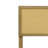 Alrik Solid Wood and Rattan Panel Headboard, Queen-973887949