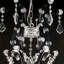 Lustre en cristal de style bougie Keagyn