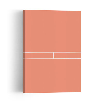 «Tennislines», reproduction d'art géométrique murale contemporaine abstraite