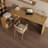 Burlywood L-Shaped Solid Wood desks-629525747-629525749