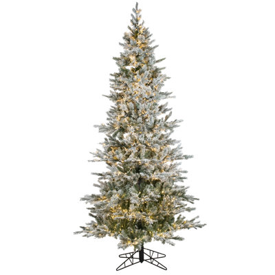 9' H Lighted Artificial Pine Christmas Tree