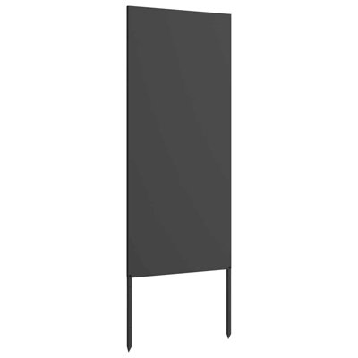 Vidaxl Garden Privacy Screen Silver 50 X 140 Cm Stainless Steel