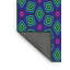 Tapis décoratif vert géométrique-1991977809
