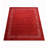 Hand Knotted Loom Silk Area Rugs - Red Colour-1229178834