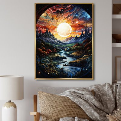 Azaylea Astrology Mystic Horizons, surréalisme II, reproduction d'art sur toile