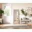 Miroir Dennard Cornhusk en lin blanc-108455469