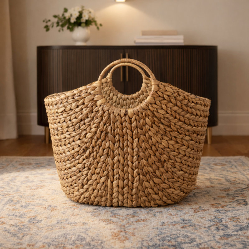 Bayou Breeze Wicker Decorative Basket