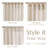 Linen Blend Embroidered Curtains Farmhouse Flower Patterned Curtains for Bedroom-625730197-612717425