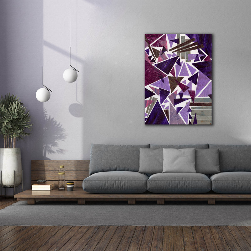 «Purple Dream II» par Regina Moore, H 54 po x l 40 po x P 1,5 po