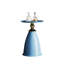 Table d'appoint en fer bleu - Luxueux et pour petite pièce Rangement rond élégant dans des espaces élégants-1293198223