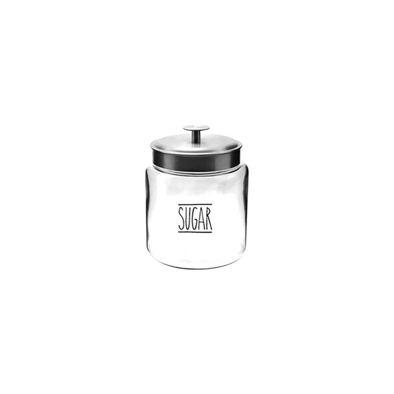 Pot à sucre 96 oz avec couvercle en acier inoxydable Anchor Hocking