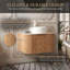 24" Wall Mounted Single Sink Bathroom Vanity with Engineered Marble Top-1816400524
