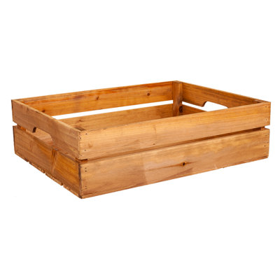 Kiste aus Massivholz