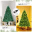 Arbre de Noël illuminé 7 pi avec base 7 pi