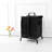 110L Black Cloth 2 Laundry Basket With Lid, Sorting Cards For Clothing Hamper Cards, Clothes
