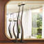 Chiseled Candle Holder-Short-471498081