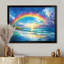 Arc-en-ciel dans les îles tropicales - art mural arc-en-ciel-644557614-684911027