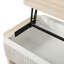 Table basse à plateau relevable, bureau moderne en bois avec rangement caché-129505334