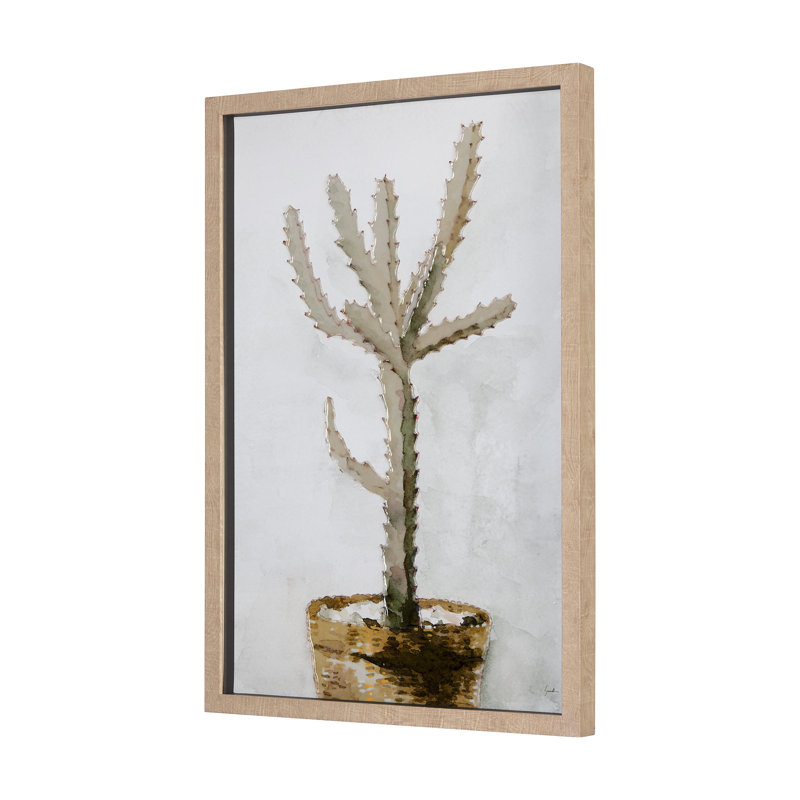 «Arid Solitude a», reproduction d'art encadrée texturée matte sous verre, Arid Solitude I