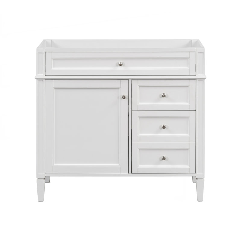 Meuble-lavabo 36 po sans lavabo supérieur, Blanc