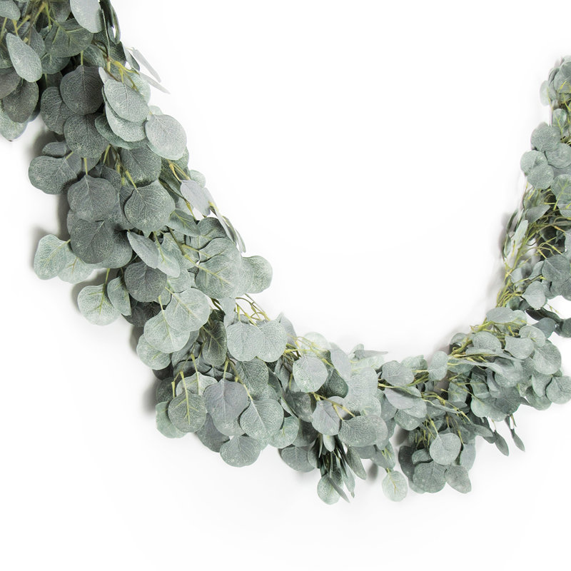 Guirlande 6 "en argent givré Eucalyptus