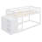 Low Bunk Bed with Storage Drawers and Shelves-738398858-738398856