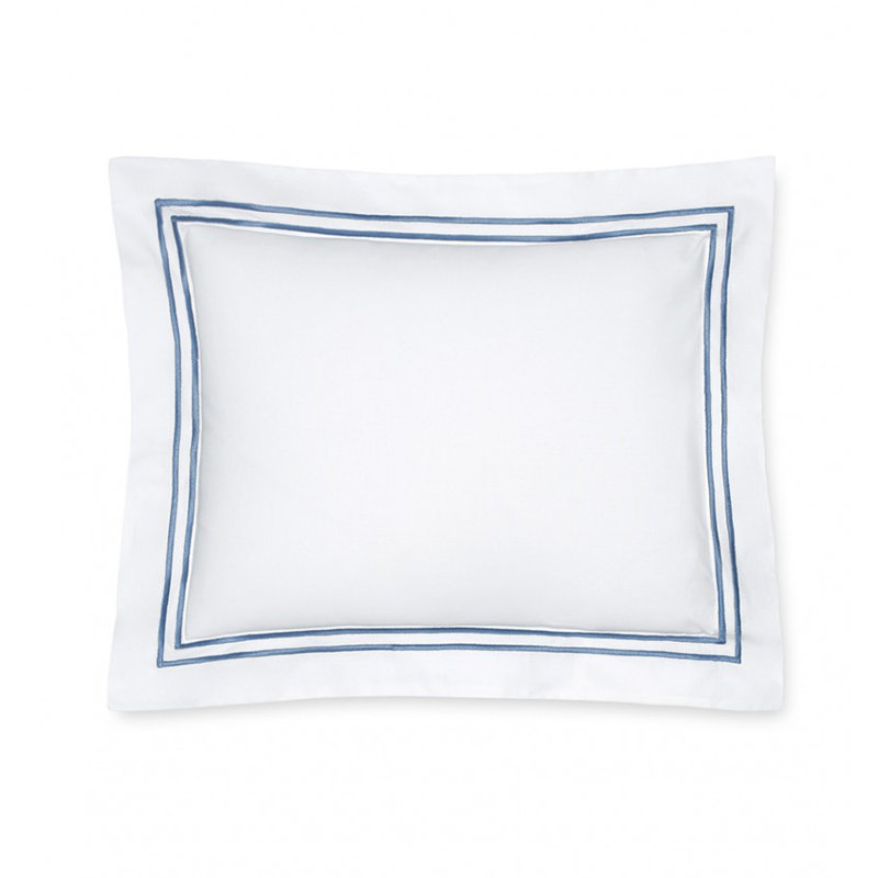 Grande Hotel Sham, Euro, White/Cadet