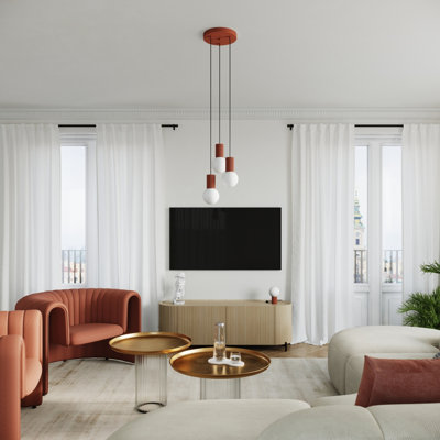 Bernis 1 - Light Brushed Nickel Pendant