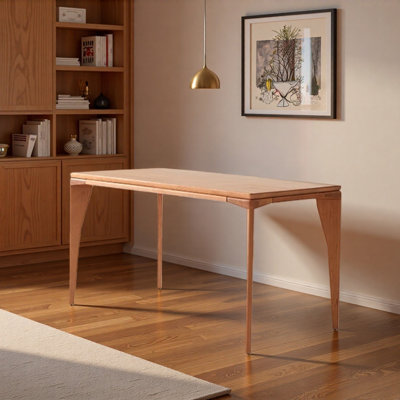 Bureau d'écriture rectangulaire de style minimaliste moderne