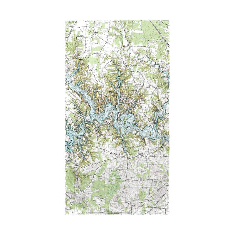 Serviette de plage nautique à placage nautique avec porte-serviettes tim ford lake Romanowski