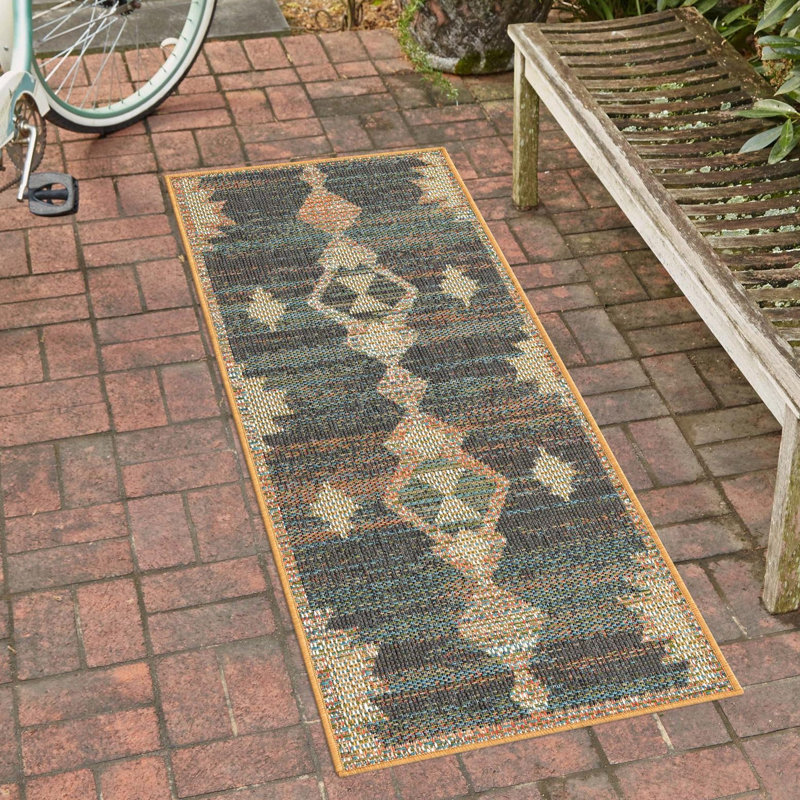 Tapis tissé à la machine Barnesville, Tapis de couloir 2 pi x 3 pi 11 po