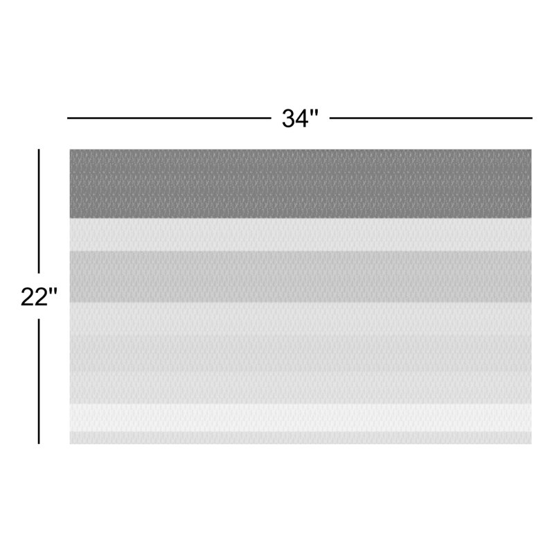 Neighburly Non-Slip Striped Doormat
