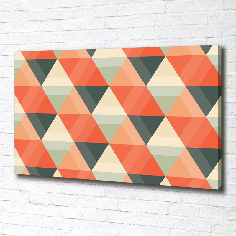Geometric Background - Wrapped Canvas Print