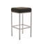 Jisu Upholstered Counter Stool with Metal Frame