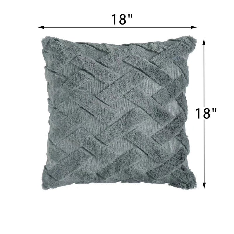 Collantes Outdoor Pillow Cover, Gray