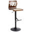 Swivel Upholstered Adjustable Height Counter Stool-525551181-525551183