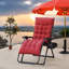 Chaise de jardin pliante pliante, chaise d'extérieur portable avec accoudoirs-754067088