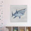 «Cheeseman Great Shark», reproduction sur toile tendue-1397427289