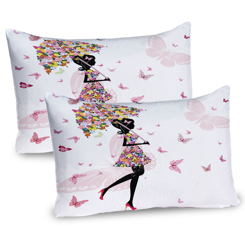 Ensemble de 2 taies décoratives féminines Ambesonne, H 20 po x l 30 po