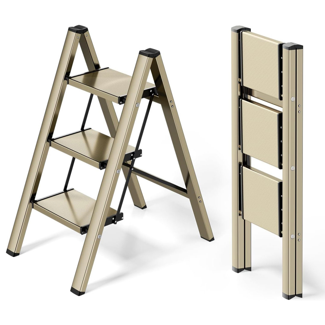 3 - Step Aluminium Lightweight Folding Step Ladder
