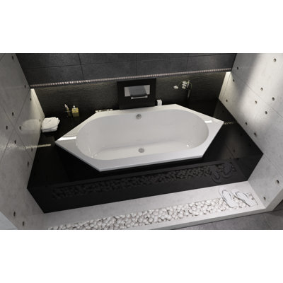 1900mm x 640mm Freestanding Standard Acrylic Bathtub
