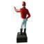 Statue de jardin classique, rouge, mat, 36 po de hauteur