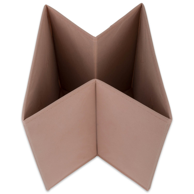 Ensemble de 2 cubes Amarillis Ebern Designs, H 13 po x l 13 po x P 13 po, Rose millennial